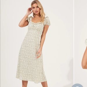 NWTS ASTR the label Daisy Ruffle Neck Dress